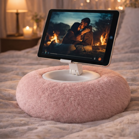 Fluffy Cinema – Cozy Holder for Phones & Tablets
