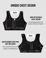 Double Compression Tummy Control Shapewear With Bra