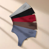 High Waist Seamless T‑Back Thongs for Women