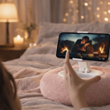 Fluffy Cinema – Soporte cómodo para teléfonos y tabletas