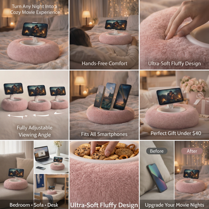 Fluffy Cinema – Cozy Holder for Phones & Tablets