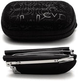 Foldable Anti-Blue Light Reading Glasses with Case, Anti Eyestrain/Glare Computer Reading Glasses
