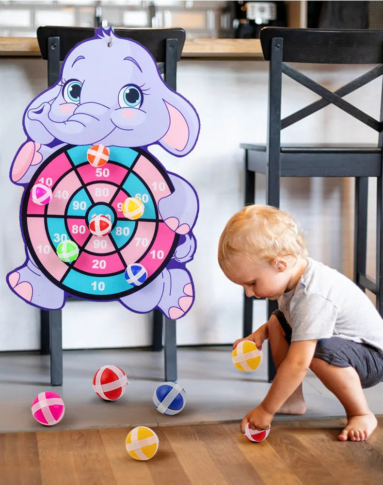 Sticky Animal Dart Fun Board