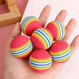 Colorful Rainbow Cat Balls
