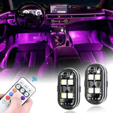 Lumières d'ambiance LED vibrantes pour voiture
