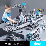 Epic Navy Warship Building Set