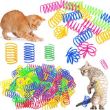 Colorful Cat Play Springs