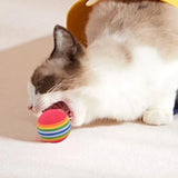 Colorful Rainbow Cat Balls