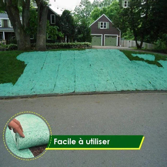 Rouleau de gazon biodégradable